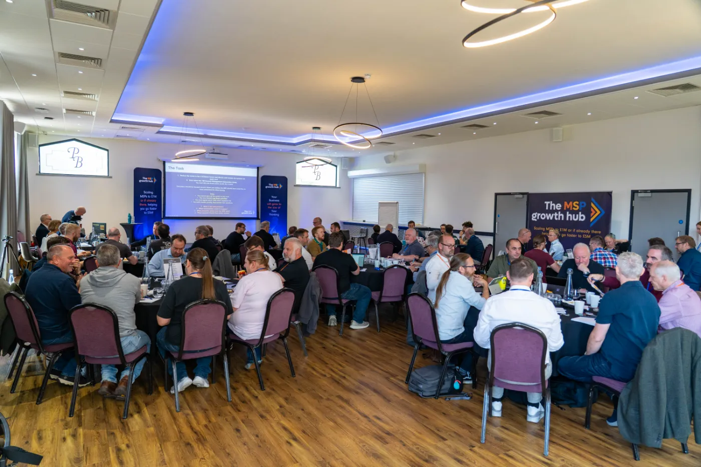 MSP owners at a Growth Hub event